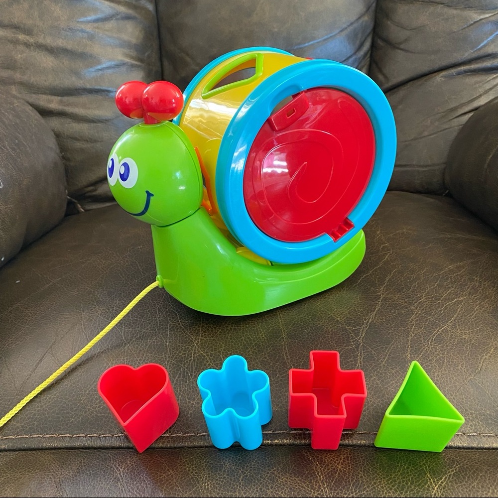Kohl’s Cute Turtle Shape Sorter Learning Baby Pull Toy